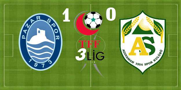 Pazarspor Bu Sezon Sahasında Oynadığı İlk Ma&ccedil;ı Kazandı