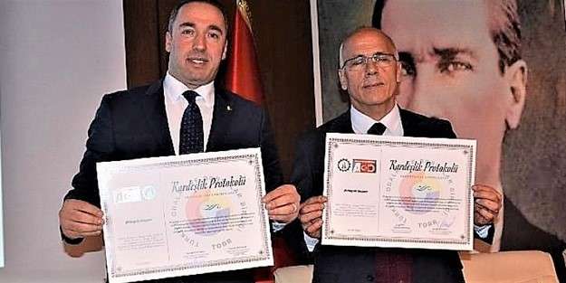 TSO’da İmzalar Kardeşlik İçin Atıldı