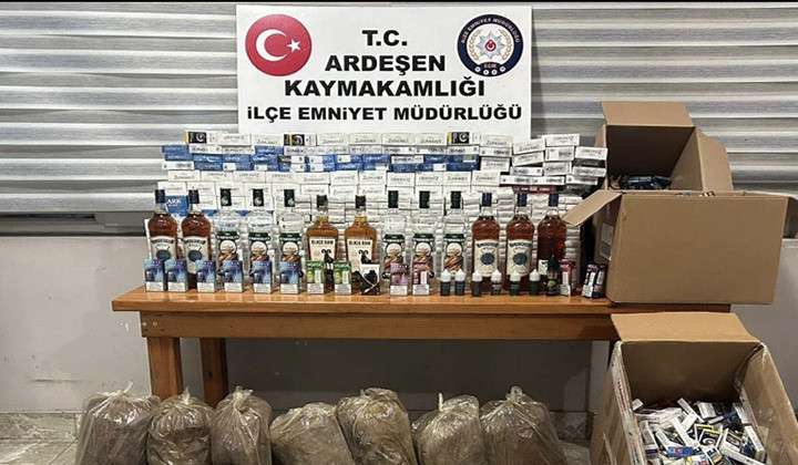 Ardeşen Emniyetinden Kaçakçılık Operasyonu