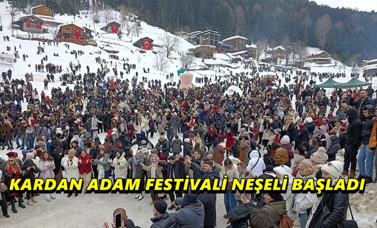 Ayder Yaylası&rsquo;nda 18. Kardan Adam Kış Festivali Başladı