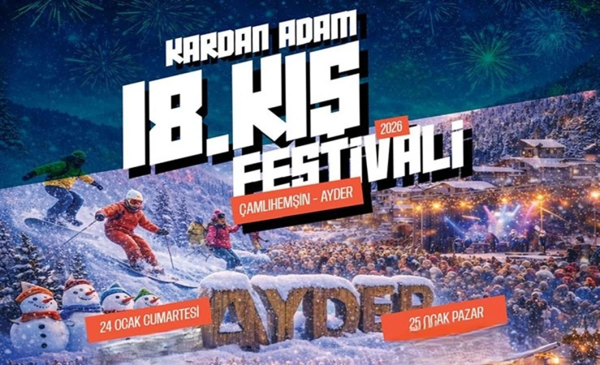 Ayder'de 24-25 Ocakta Kardan Adam Kış Festivali D&uuml;zenlenecek