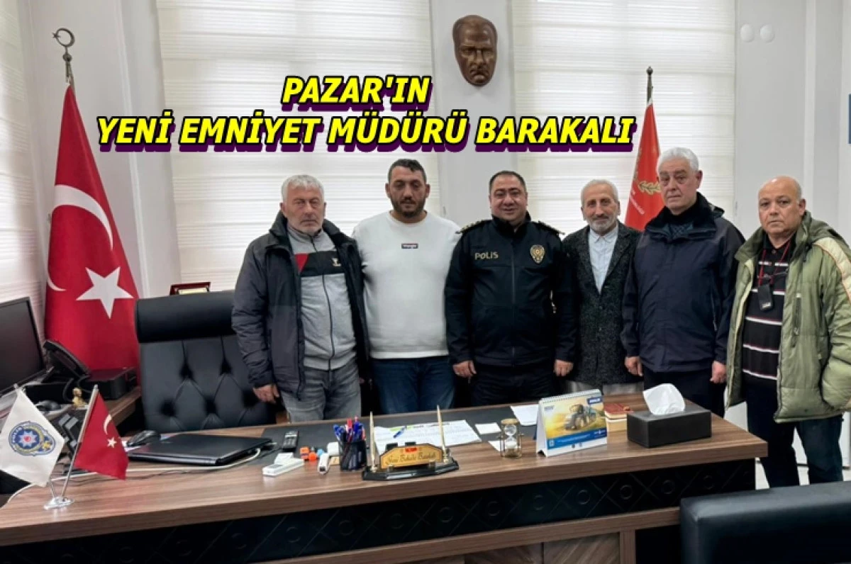 Basından Yeni Pazar Emniyet Müdürü Barakalı’ya Ziyaret