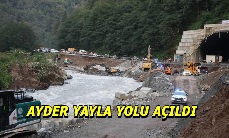 Çamlıhemşin-Ayder Karayolu Ulaşıma Açıldı