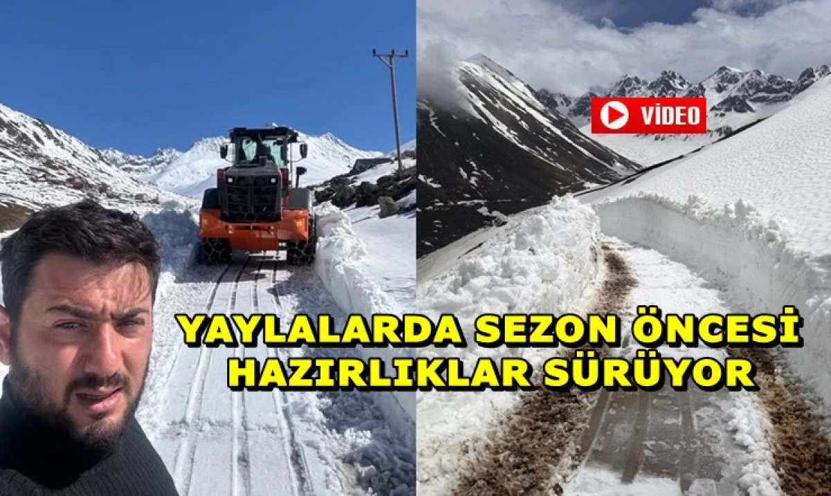 &Ccedil;amlıhemşin&rsquo;de Karla Kaplı Yayla Yolları Tek Tek Ulaşıma A&ccedil;ılıyor