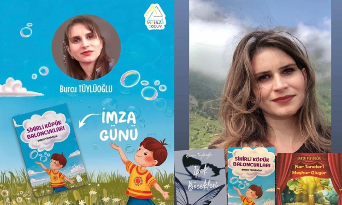Çamlıhemşinli Yazar Burcu Tüylüoğlu Çocuk Kitaplarını Tanıtıyor