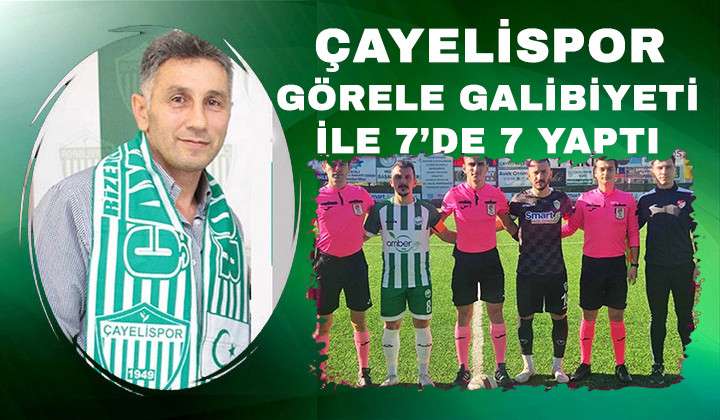 Çayelispor Tonyalı İle Galibiyet Serisini Devam Ettirdi
