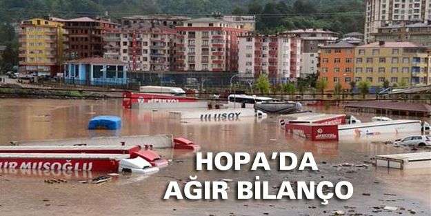 Hopa'da Ağır Bilanço