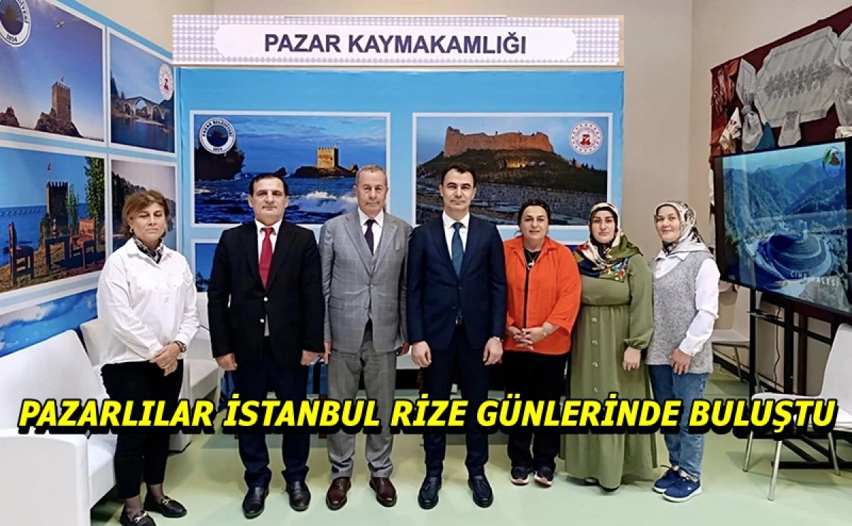 İstanbul Rize Günlerinde Pazar Standına Yoğun İlgi