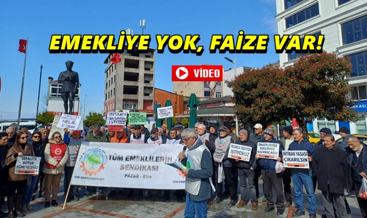 Karahan, Emeklinin Y&uuml;z&uuml; G&uuml;lmeden Bu &Uuml;lkeye Bayram Gelmez