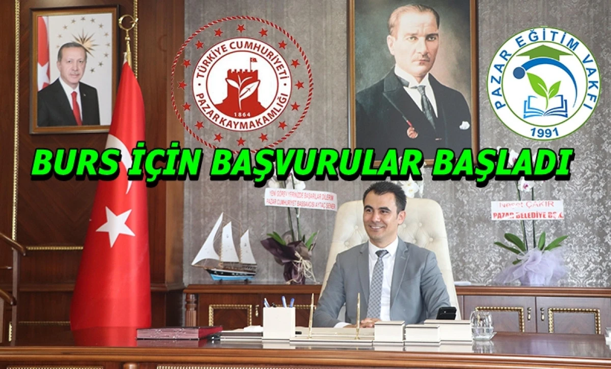 Pazar Eğitim Vakfı'na Burs Başvuruları Başladı