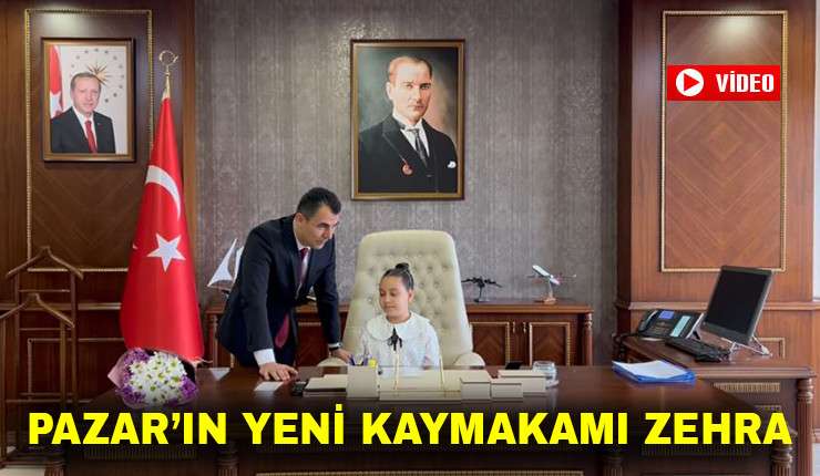 Pazar Kaymakamı İnam Makamını Zehra’ya Bıraktı