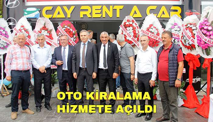 Pazar’da “Çay Rent A Car” Hizmet Vermeye Başladı