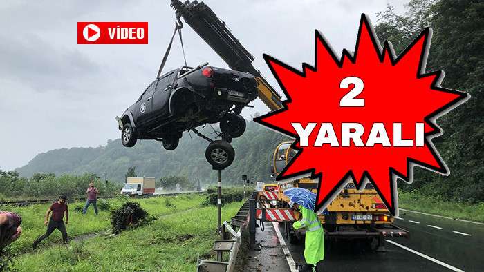 Pazar’da Trafik Kazası: 2 Yaralı