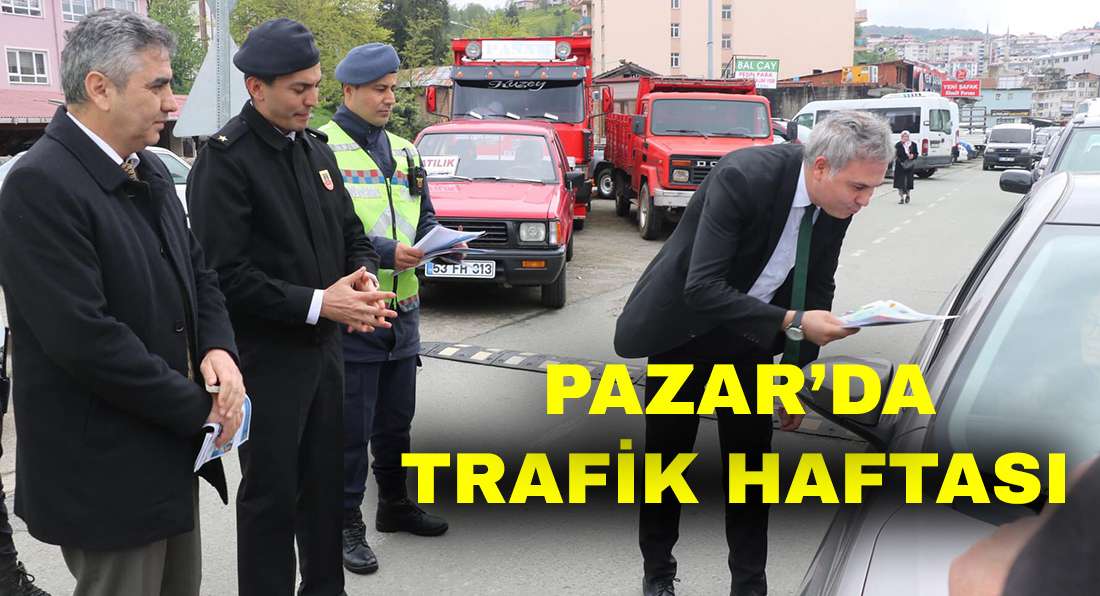 Pazar’da Yayalar İçin 5 Adımda Güvenli Trafik Uygulaması