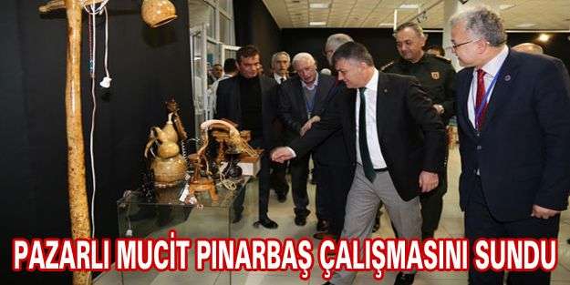 Pazarlı Mucit Pınarbaş çalışmasını sundu