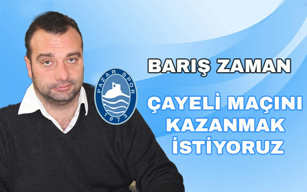 Pazarspor Gözünü Çayeli Maçına Çevirdi 