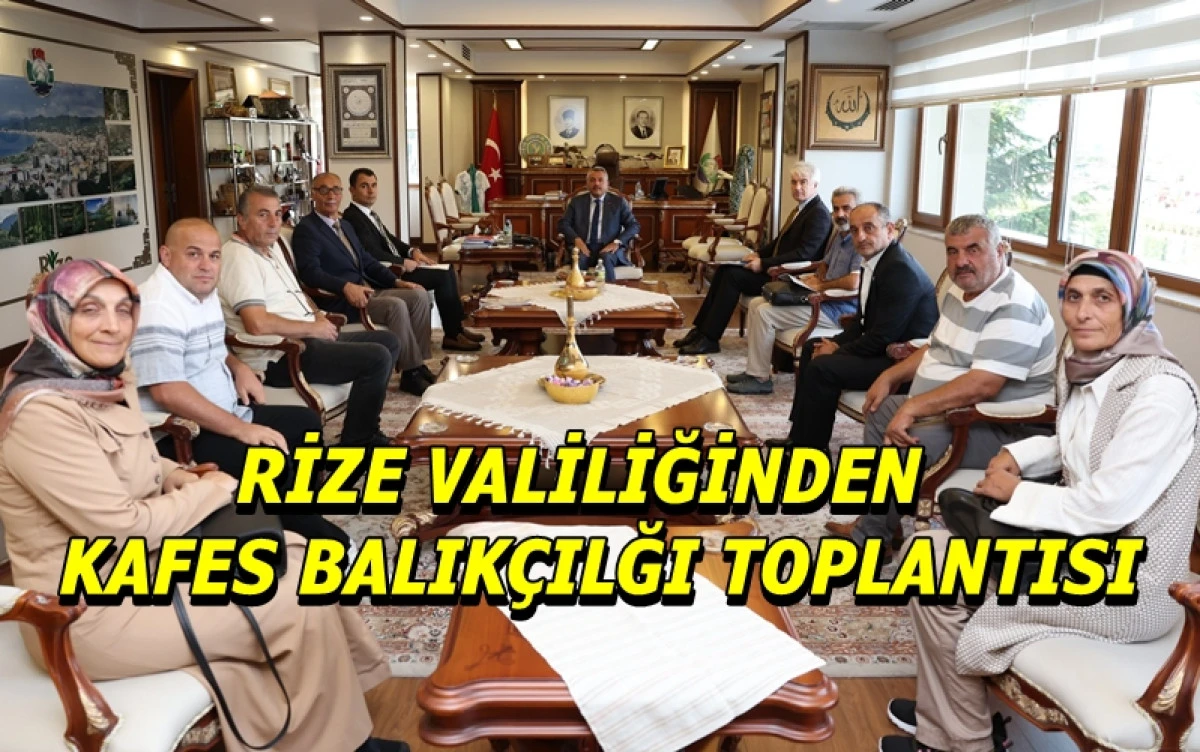 Rize Valiliği'nden Kafes Balıkçılığı Açıklaması