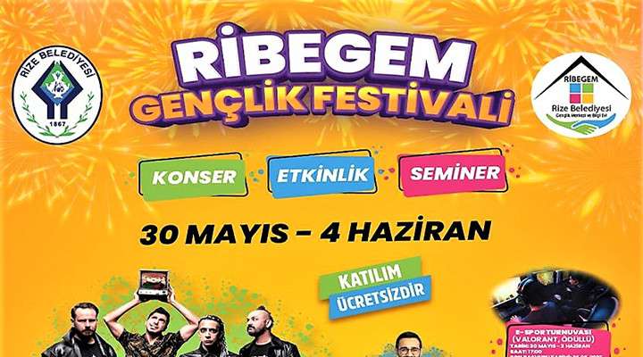 Rize’de RİBEGEM’den Gençlik Festivali