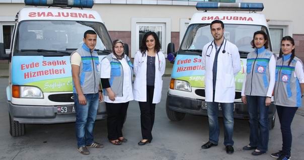 Rize'de 4 bin kişiye evde sağlık hizmeti