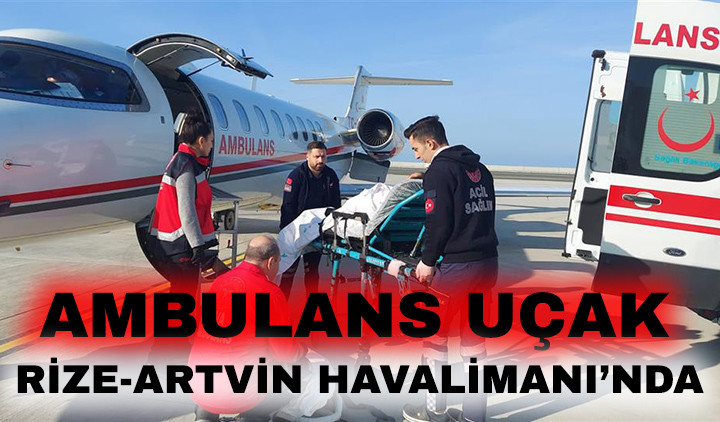 Uçak Ambulansı Tek Seferde İki Hasta İçin Havalandı