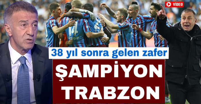 Süper Lig’de Şampiyon Trabzonspor